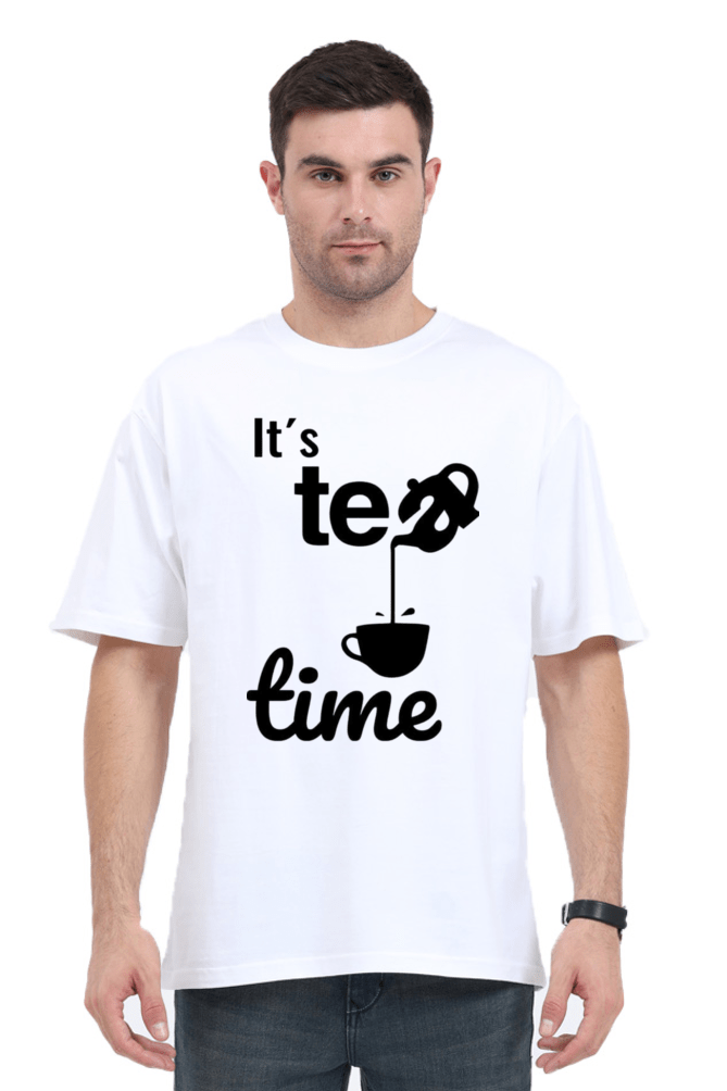 Tea Design Unisex Over sized T-shirts - My Store