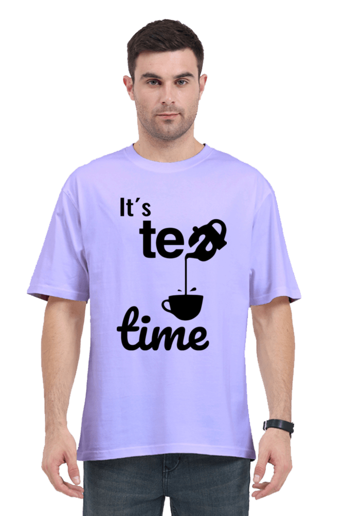 Tea Design Unisex Over sized T-shirts - My Store