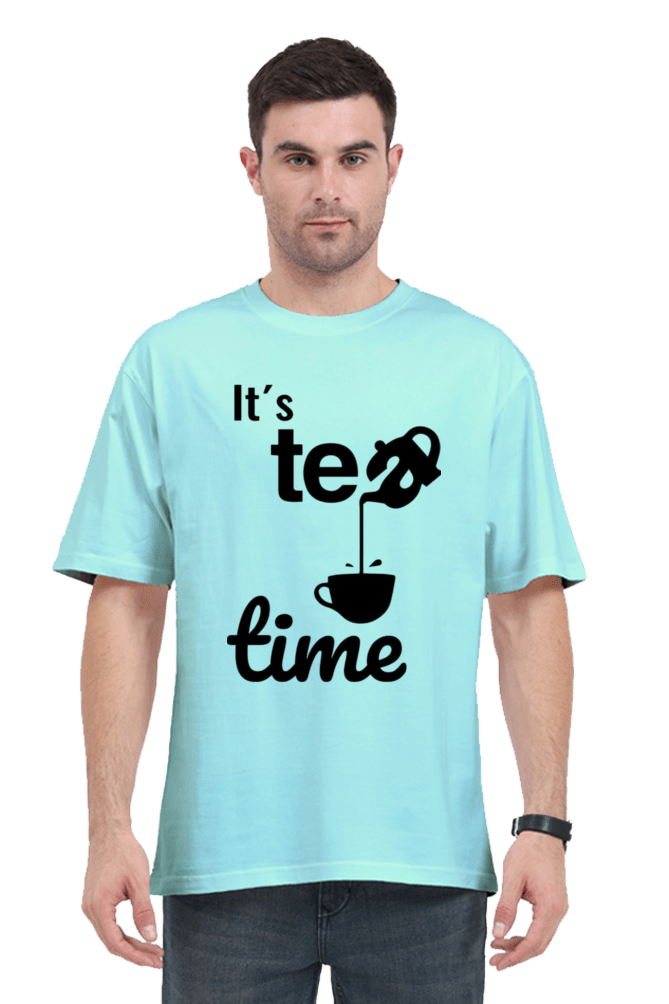 Tea Design Unisex Over sized T-shirts - My Store