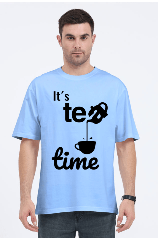 Tea Design Unisex Over sized T-shirts - My Store